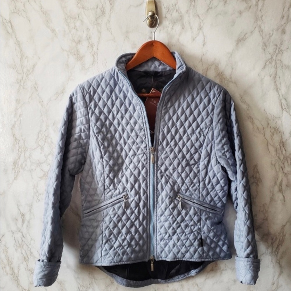 Barbour light blue jacket